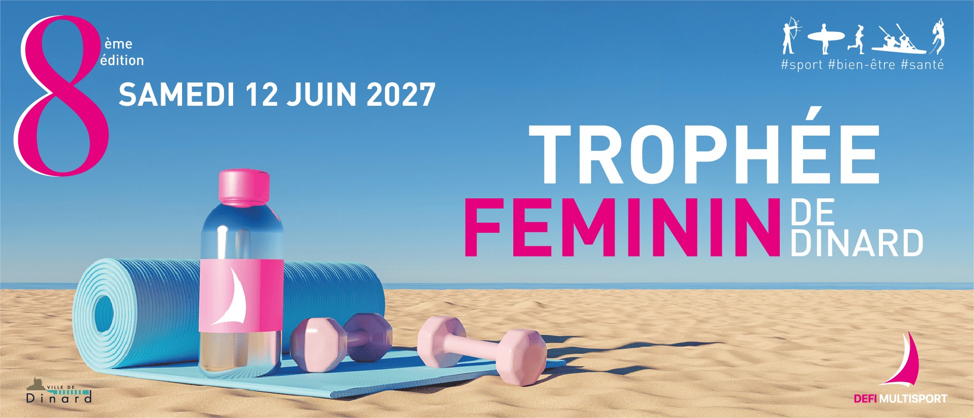 Bandeau trophée Féminin Dinard
